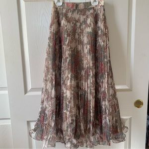 Steven Stroller New York floral long skirt (23”- 25” waist)